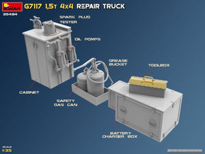 MiniArt 35494 G7117 1,5T 4x4 Repair Truck 1/35 – zdjęcie 46