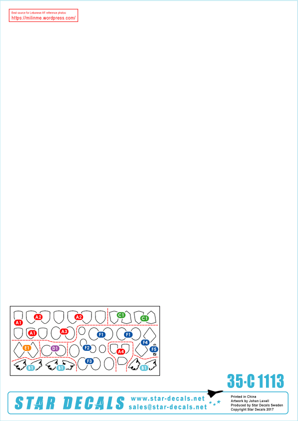 Star Decals 35-C1113 Lebanese Tanks &amp;amp; AFVs 6 1/35 – image 2