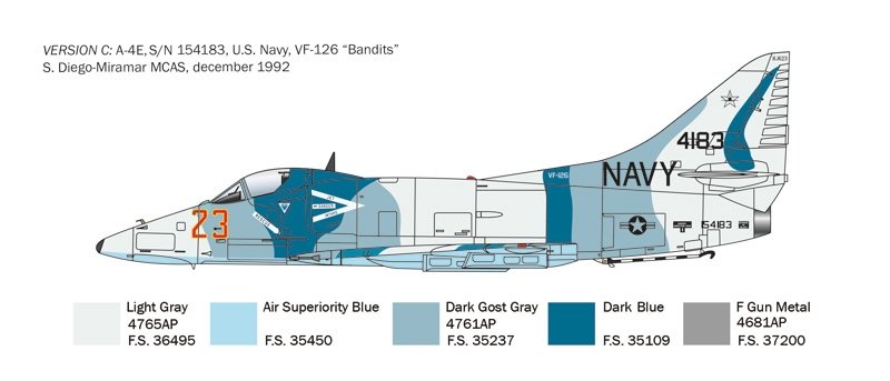 Italeri 2826 A-4 E/F/G Skyhawk 1/48 – zdjęcie 6