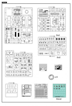 Modelcollect PP72001 Russian 130 mm coastal defense gun A-222 bereg pre-painted Kit 1/72 – image 4