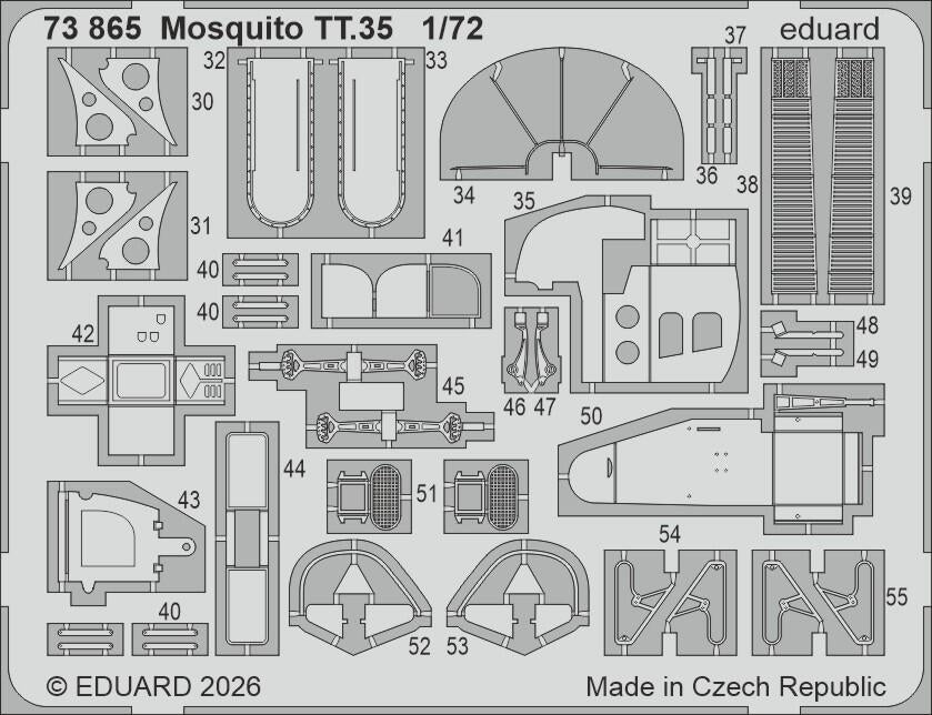 Eduard 73865 Mosquito TT.35 for AIRFIX 1/72