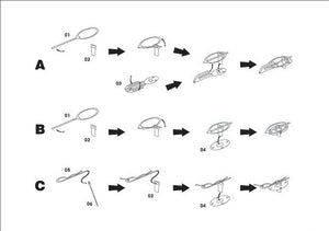 KA Models KA-24004 Hood Pin Etched part (pins) 1/24 – image 3