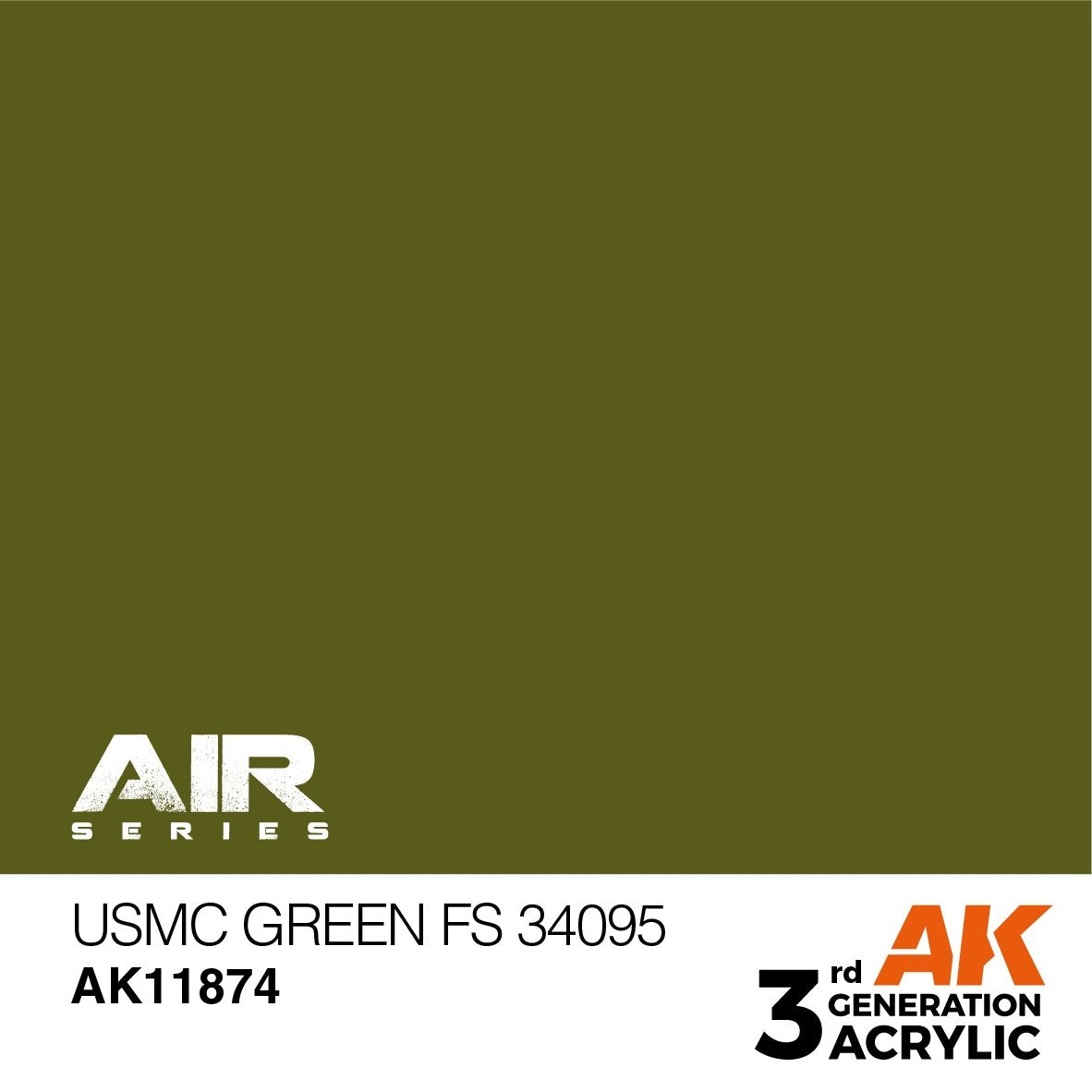 AK Interactive AK11874 USMC GREEN FS 34095 – AIR 17 ml