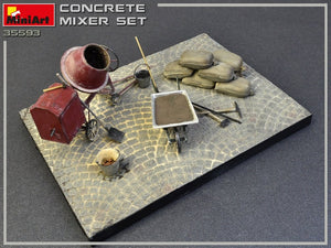 MiniArt 35593 CONCRETE MIXER SET 1/35 – zdjęcie 4