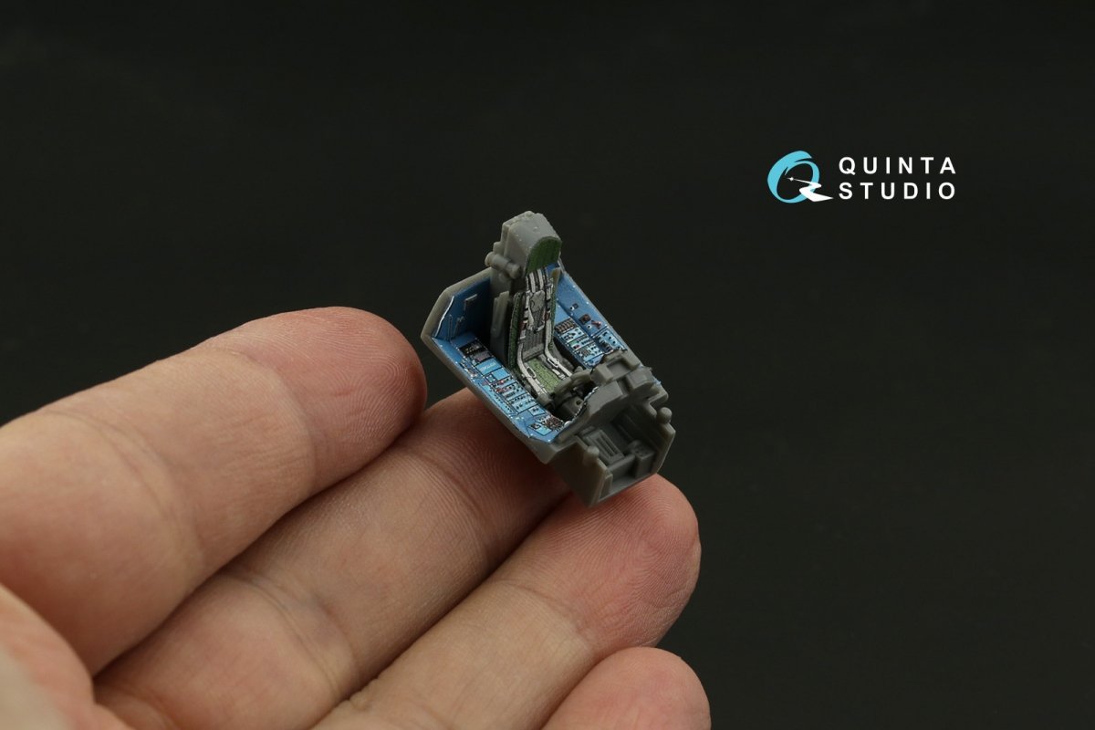 Quinta Studio QD72060 Su-35S 3D-Printed &amp;amp; colored Interior on decal paper (GWH) 1/72 – image 10