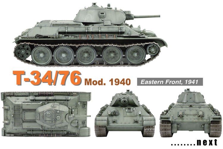 Dragon 6092 T-34/76 - Wersja z 1940 1/35 – zdjęcie 6