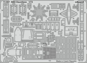 Eduard 73697 SBD Dauntless 1/72 HASEGAWA – zdjęcie 2
