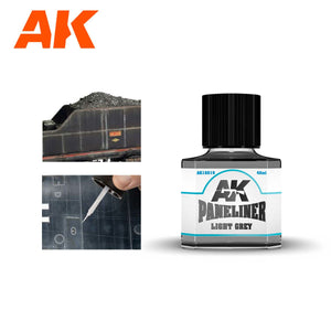 AK Interactive AK12019 LIGHT GRAY PANELINER – PANELADOR GRIS CLARO