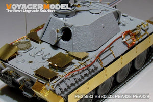 Voyager Model PE35983 WWII German Panther D Tank Late version Basic For TAKOM 2104 1/35 – zdjęcie 17