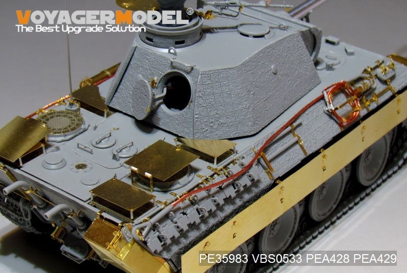 Voyager Model PE35983 WWII German Panther D Tank Late version Basic For TAKOM 2104 1/35 – zdjęcie 17