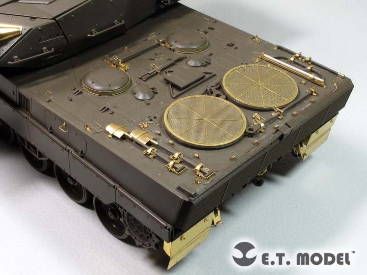 E.T. Model EA35-115 German Leopard 2 A5/6 MBT Engine &amp;amp; Turret Rack Grills For TAMIYA Kit 1/35 – Bild 3