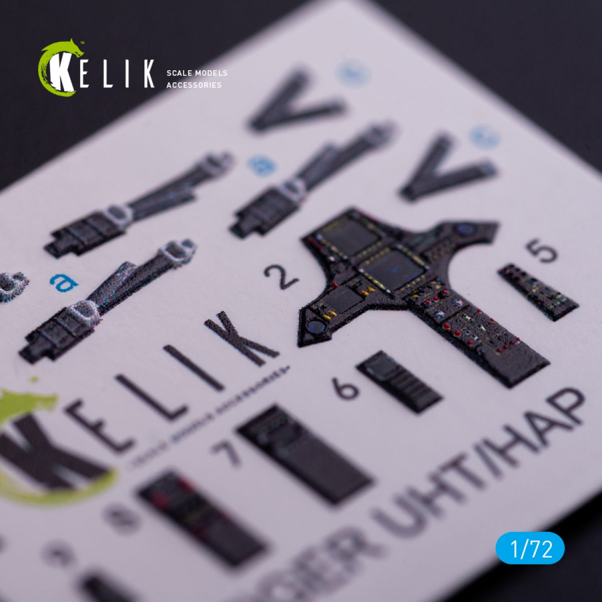 KELIK K72089 Eurocopter Tiger UHT/HAP interior 3D decals for Revell kit 1/72 – image 4