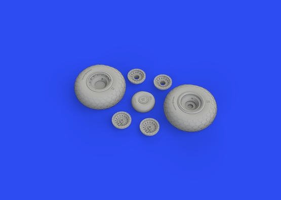 Eduard 648644 B-17 wheels oval tread HKM 1/48 – zdjęcie 3