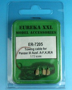 Eureka XXL ER-7205 Towing cable for PzKpfw-III Ausf. A-F, K, M, N 1/72