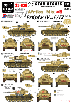 Star Decals 35-838 German Afrika Mix # 8 1/35