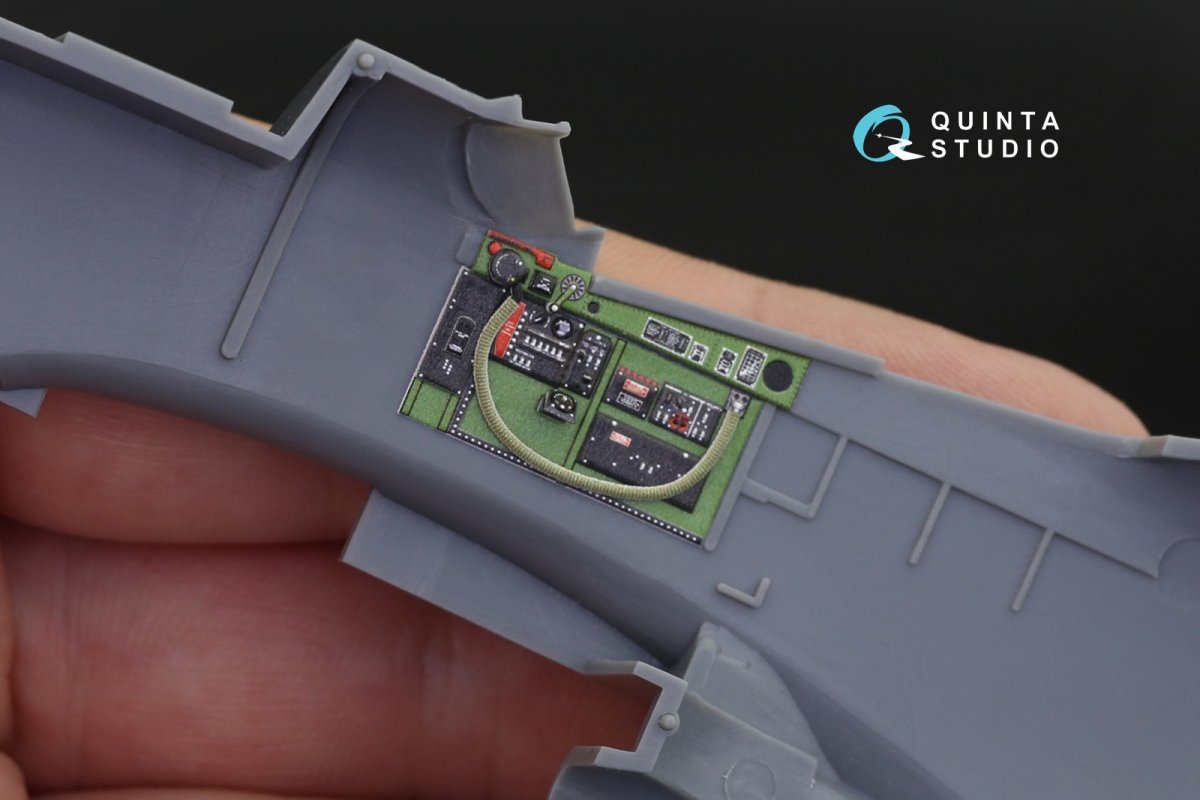 Quinta Studio QD48253 P-51D 3D-Printed &amp;amp; coloured Interior on decal paper ( Tamiya ) 1/48 – zdjęcie 3