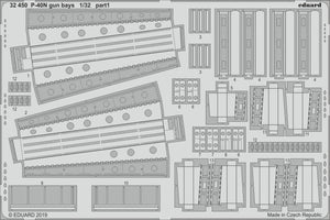 Eduard 32450 P-40N gun bays 1/32 TRUMPETER