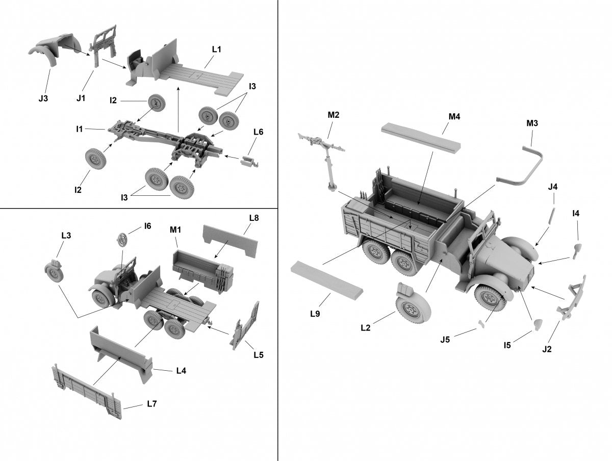 First to Fight PL058 Krupp Protze Kfz. 70 Truck (1/72) – image 3