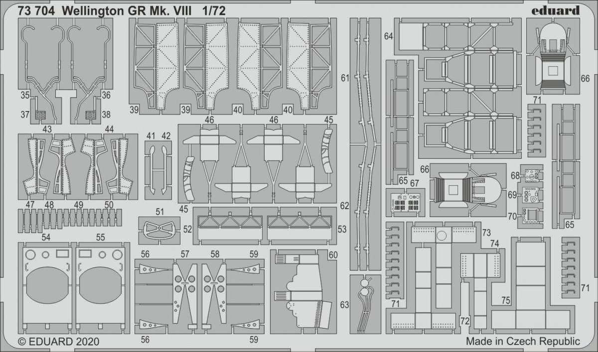Eduard 73704 Wellington GR Mk. VIII for Airfix 1/72 – image 2