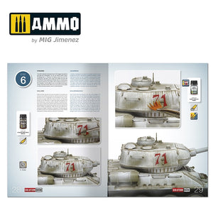 AMMO of Mig Jimenez 6603 SOLUTION BOOK 20 - How to Paint WWII Soviet Winter Vehicles (English, Spanish, Francais, Deutsch) – image 6