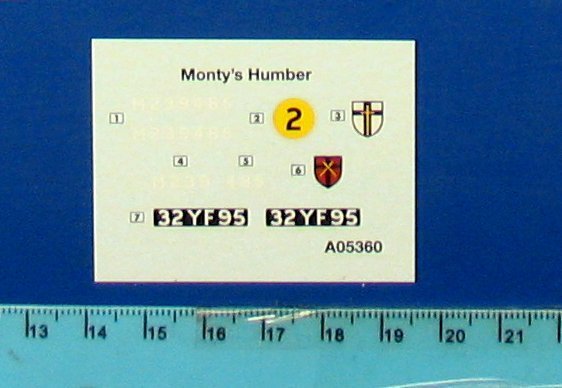 Airfix 05360 Monty&amp;#39;s Humber Snipe Staff Car 1/32 – zdjęcie 3