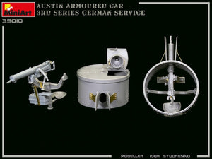 Miniart 39010 AUSTIN ARMORED CAR 3rd SERIES: GERMAN, AUSTRO-HUNGARIAN, FINNISH SERVICE. INTERIOR KIT 1/35 – image 6