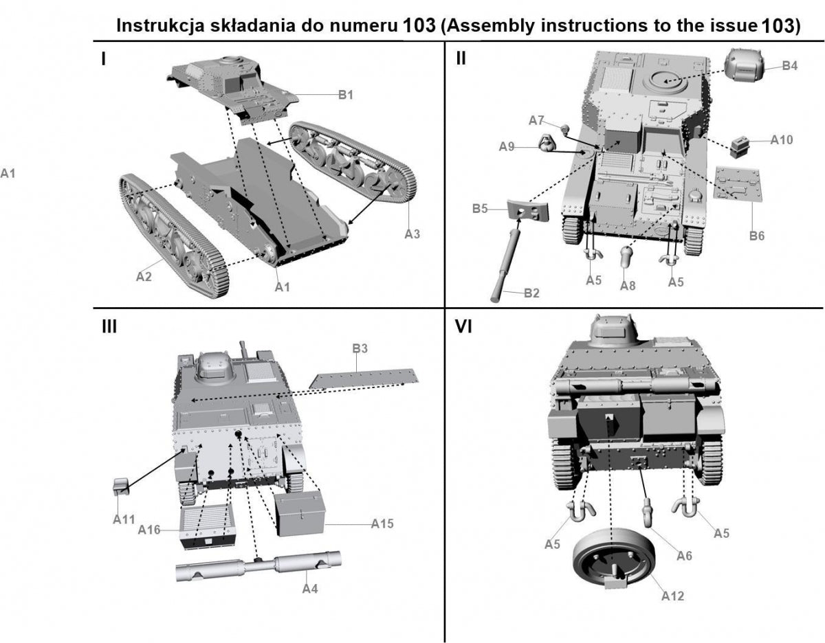 First To Fight PL103 Francuski Niszczyciel Czołgów AMR35 ZT3 1/72 – zdjęcie 4