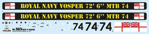 Italeri 5624 Vosper 74 Torpedo Boat with crew (7 FIGURES &amp;amp; ACCESSORIES INCLUDED) 1/35 – zdjęcie 3