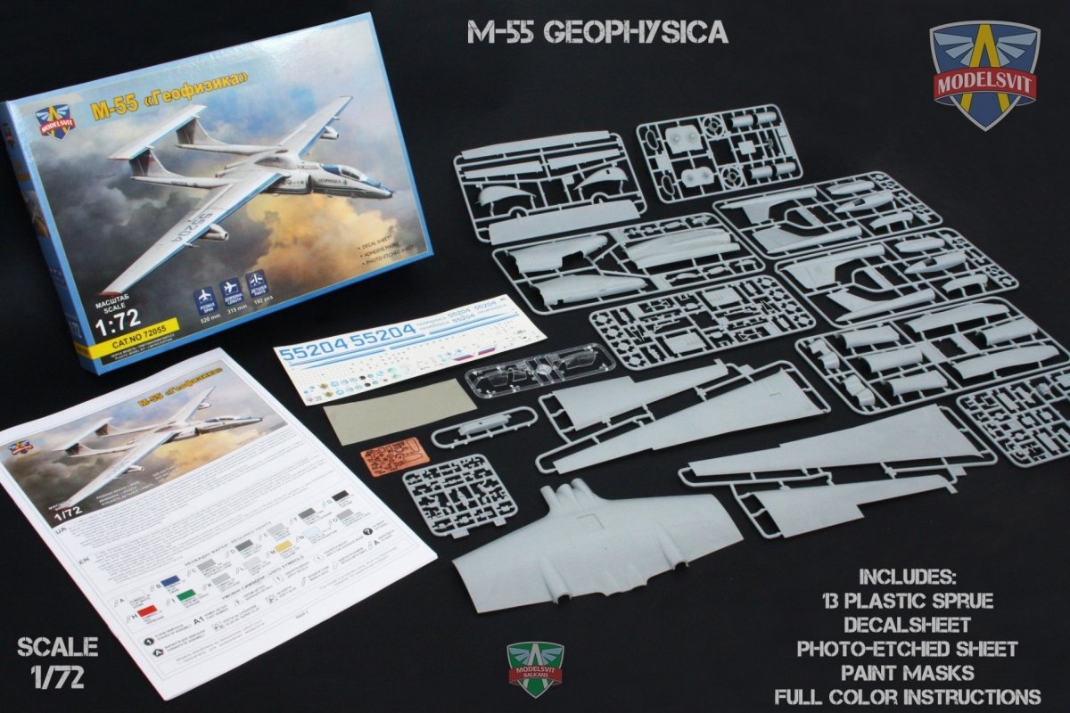 Modelsvit 72055 M-55 &amp;quot;Geophysica&amp;quot; research aircraft 1/72 – zdjęcie 2
