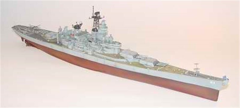 Trumpeter 05706 US Battleship BB-64 Wisconsin 1991 Modern 1/700 – image 2