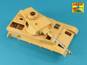 Aber 35L-046n German 75 mm Barrel for Kwk 40 L/48 with early model muzzle brake for Pz.Kpfw. IV Ausf.G late - Ausf.H 1/35 – zdjęcie 9