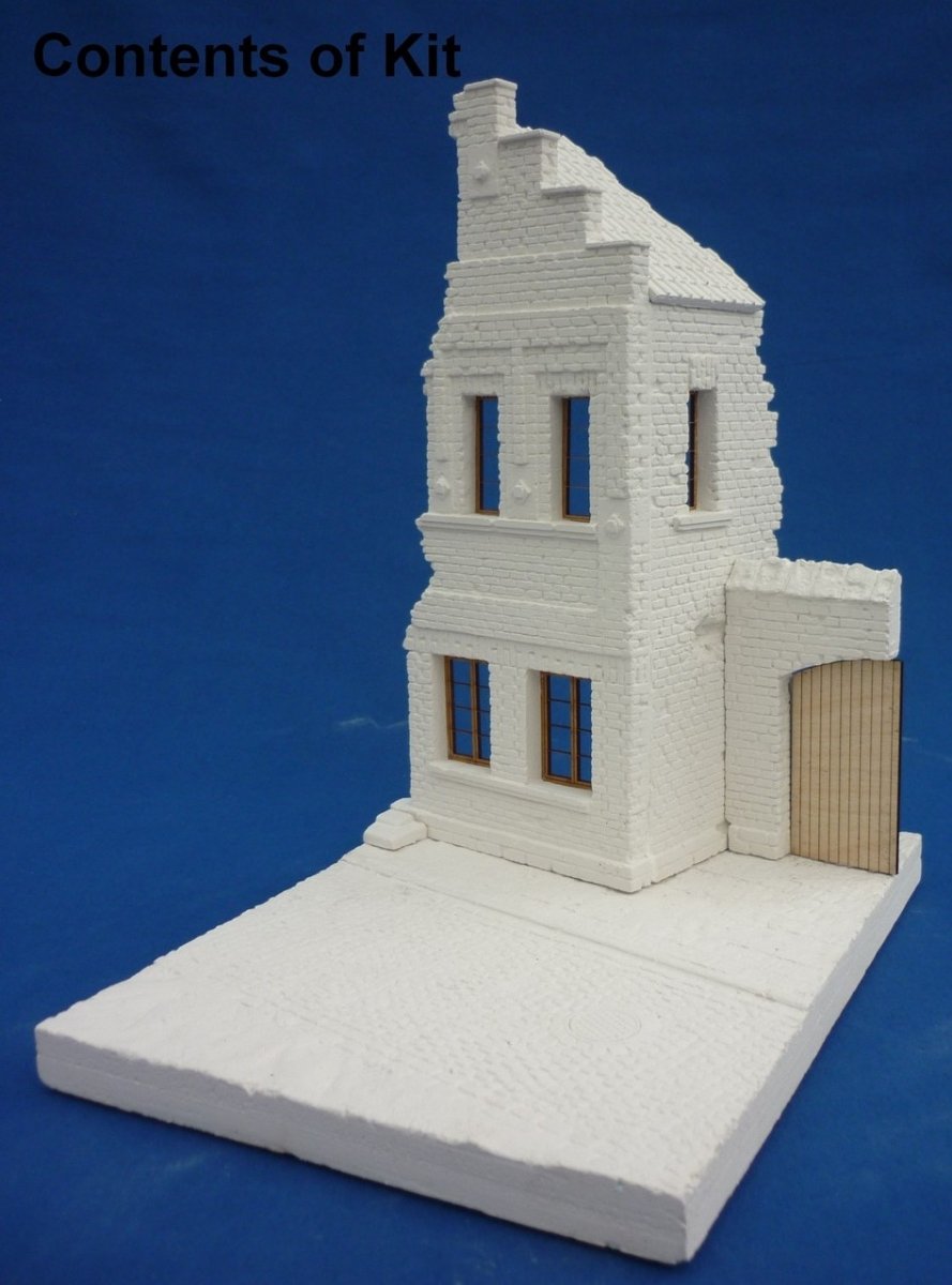 RT-Diorama 35202 Diorama-Base:Brick House Ruin 1/35 – image 2