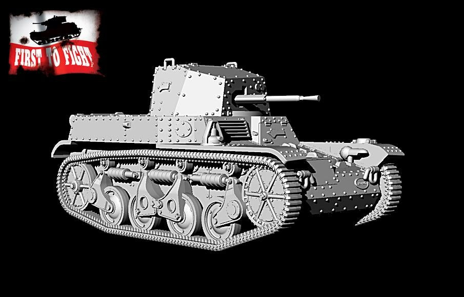 First To Fight PL108 Francuski Czołg Rozpoznawczy AMR 35 ZT 1b 1/72 – Bild 2