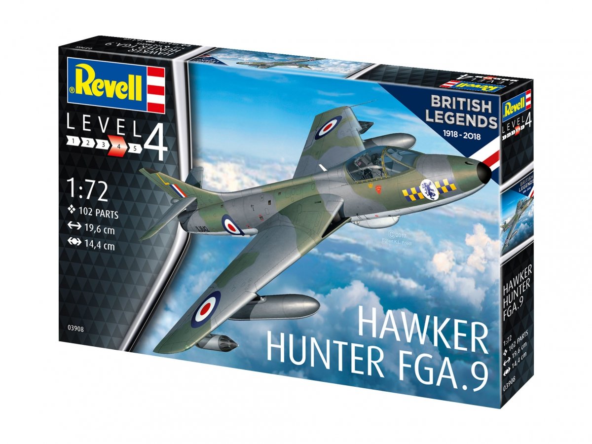 Revell 03908 100 Years RAF: Hawker Hunter FGA 1/72