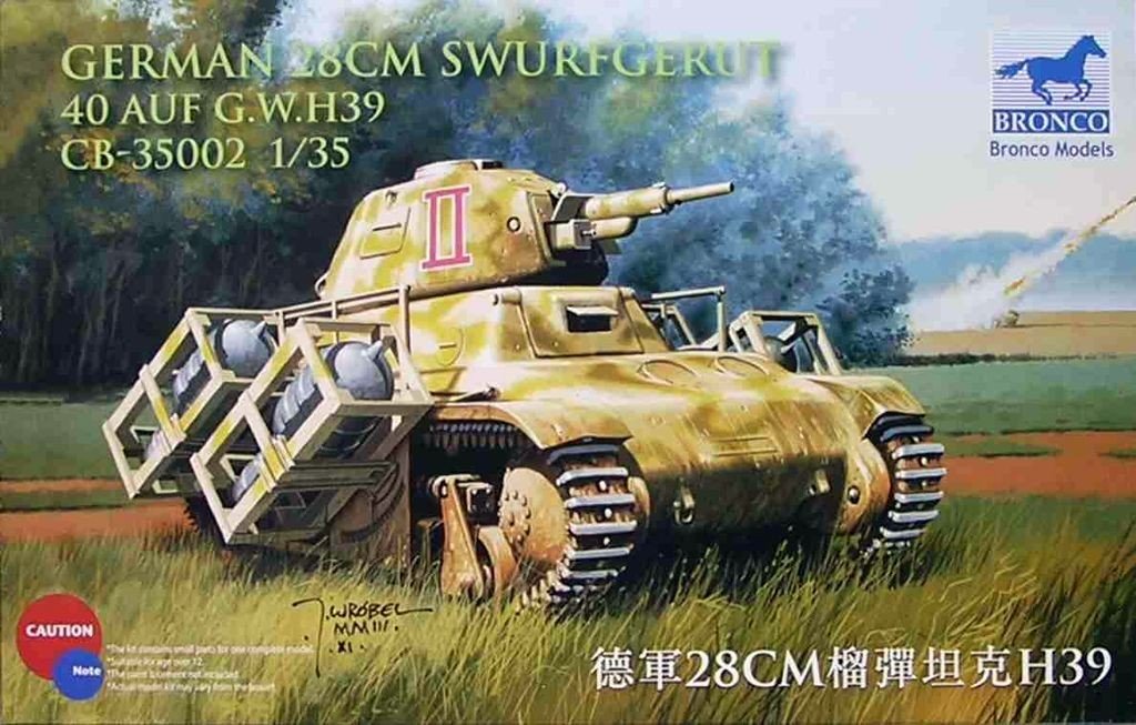 Bronco CB35002 German 28cm sWurfGerat 40 Auf G.W. H38/39 1/35
