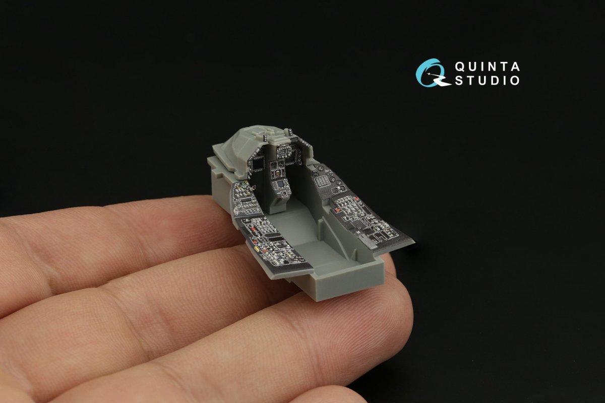 Quinta Studio QDS-48388 F-16A MLU 3D-Printed &amp;amp; coloured Interior on decal paper (Kinetic) (Small version) 1/48 – zdjęcie 8