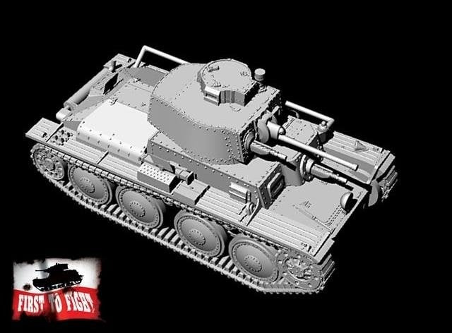 First To Fight PL081 - PzKpfw 38(t) Ausf. A (LT VZ .38) German Light Tank 1/72 – image 2