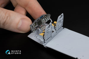Quinta Studio QD+48483 Lynx HMA8 3D-Printed &amp; coloured Interior on decal paper ( Airfix )( with 3D-printed resin parts ) 1/48