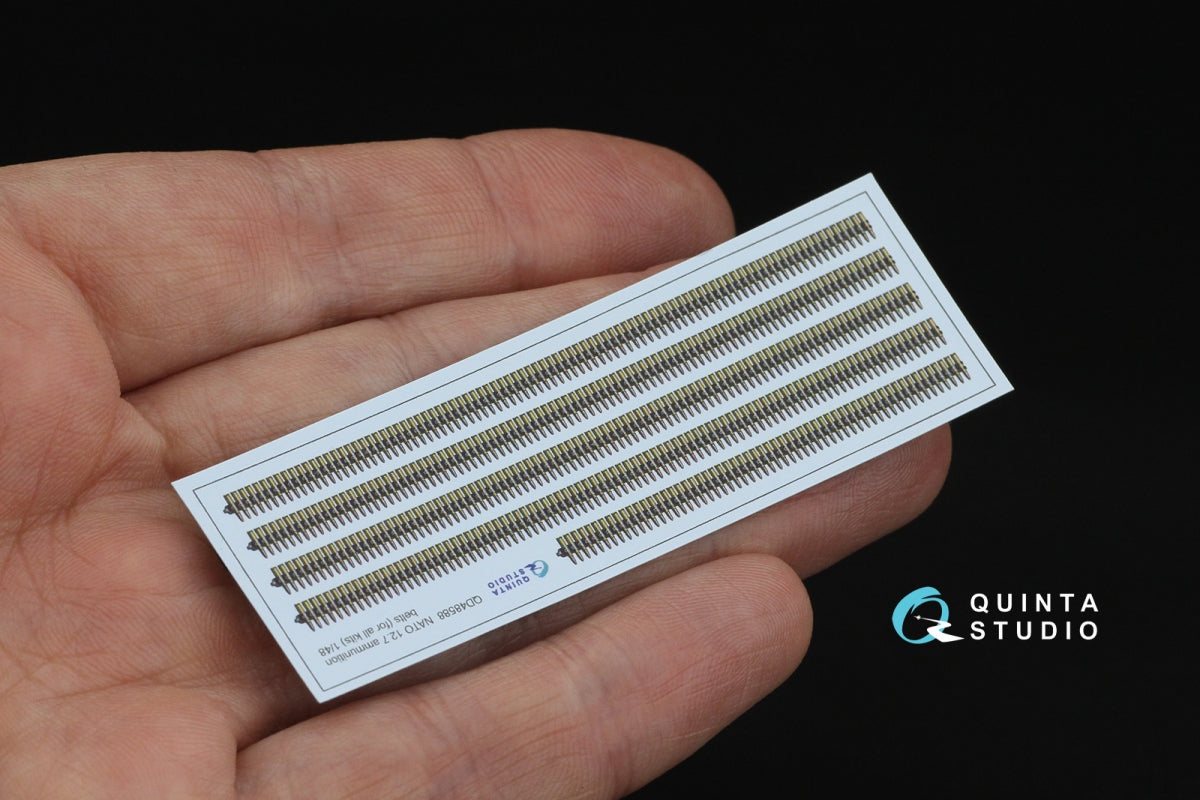 Quinta Studio QD48588 NATO 12.7 ammunition belts (All Kits) 1/48