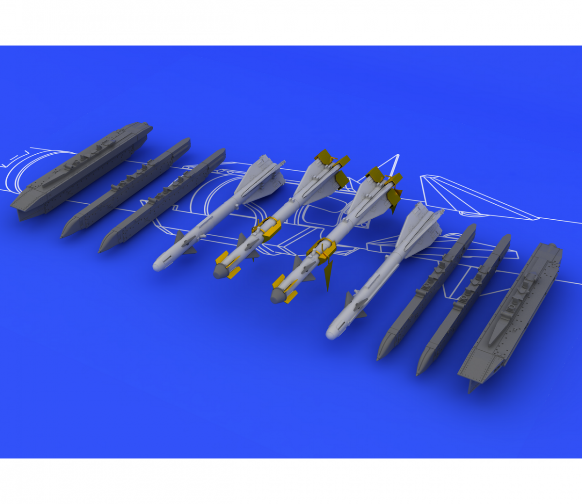 Eduard SIN64813 RUSSIAN MODERN AIRCRAFT MISSILES 1/48 – zdjęcie 4