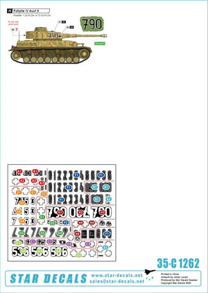 Star Decals 35-C1262 PzKpfw IV in Normandy and France # 2 1/35 – zdjęcie 2