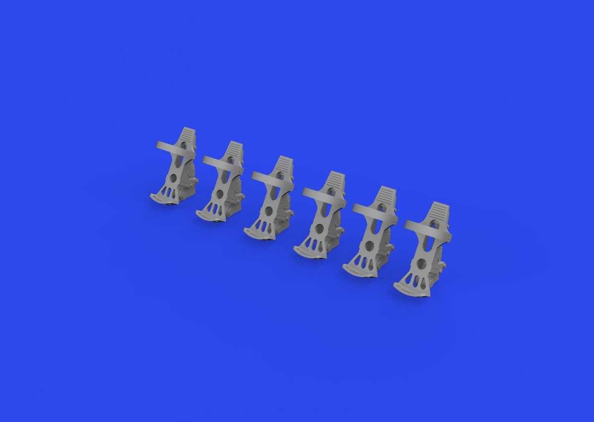 Eduard 632191 Luftwaffe rudder pedals PRINT 1/32 – image 2