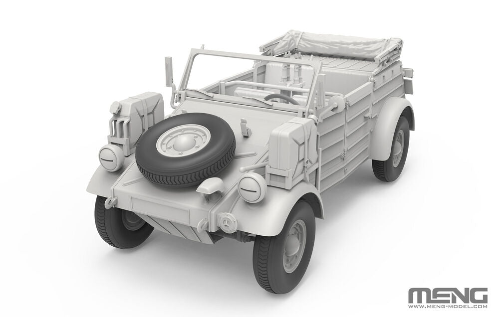 Meng Model VS-015 Type 82 German Pkw.K1 Kubelwagen (North Africa) 1/35 – zdjęcie 2