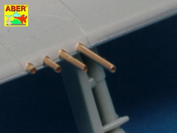 Aber A72 005 Set of 8 turned cal .50 (12,7mm) U.S. Browning M2 barrels for P-47 Thunderbolt 1/72 – zdjęcie 6