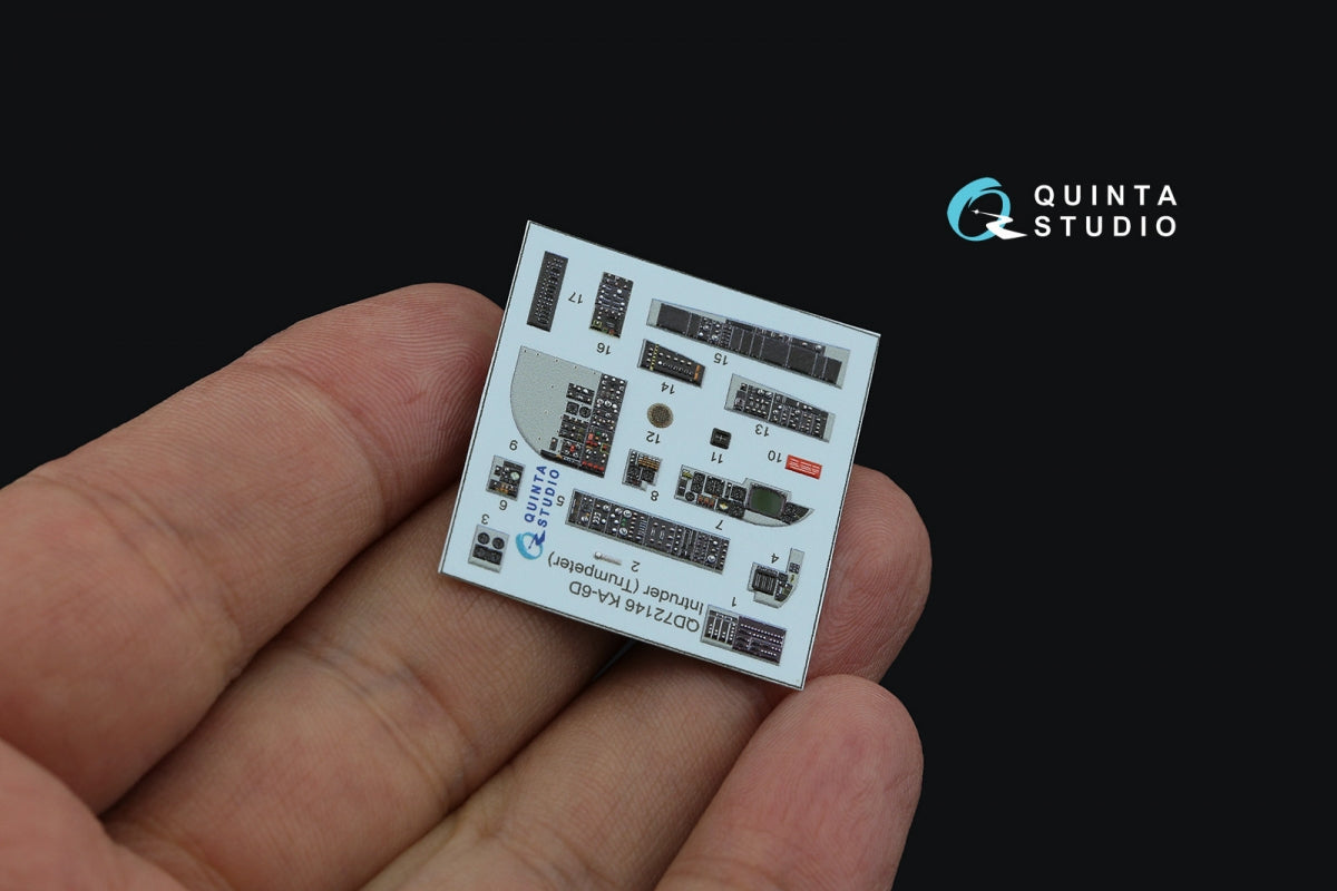 Quinta Studio QD72146 KA-6D Intruder 3D-Printed colored Interior on decal paper (conversion from Trumpeter) 1/72 – image 7