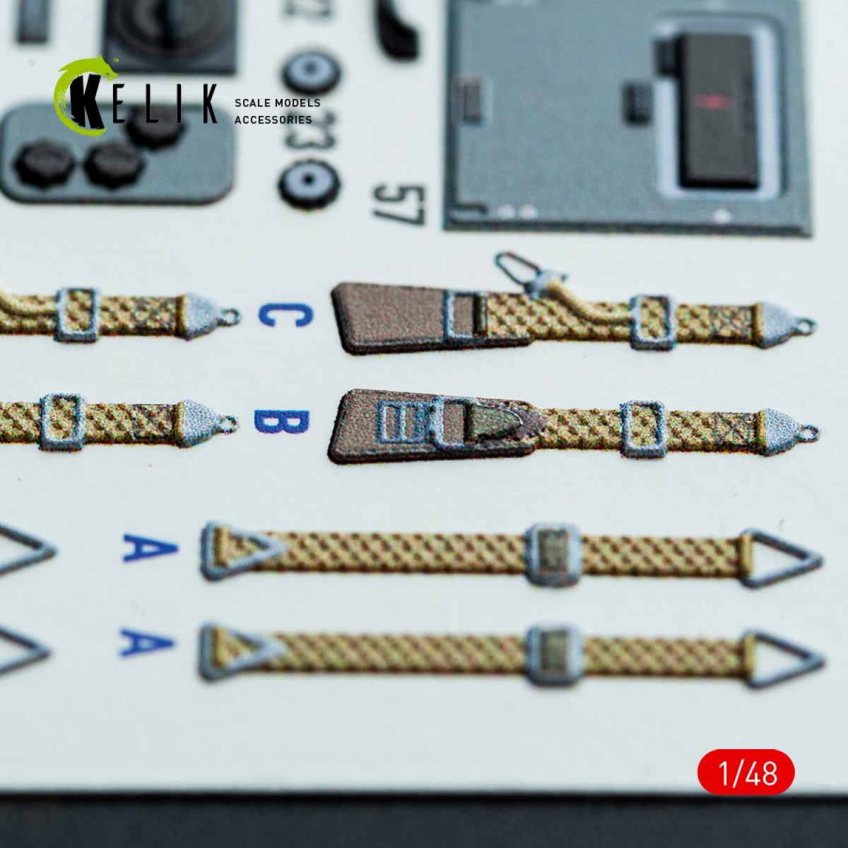 Kelik K48143 Do-217 N/J - interior 3D decals for ICM kit 1/48
