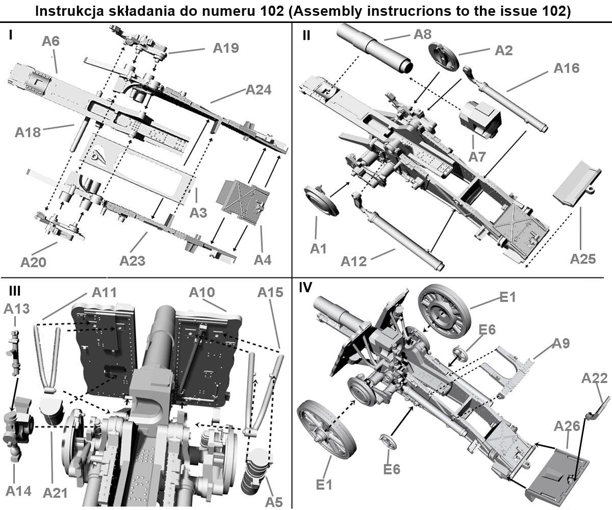 First To Fight PL102 Niemieckie Ciężkie Działo Piechoty 15cm sIG33 1/72 – zdjęcie 2