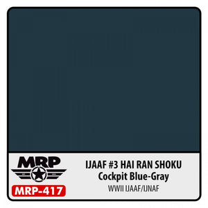 MR. Paint MRP-417 IJAAF #3 Hai Ran Shoku (Cockpit Blue-Gey) 30ml