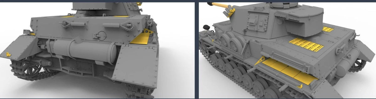 Flyhawk 3027E Pz.Kpfw. IV Ausf. G Medium Tank 1/72 – immagine 3