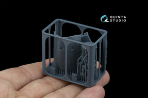 Quinta Studio QT48081 Ka-52/Ка-52М Engine with bay and cover, portside (Zvezda/Quinta) 1/48